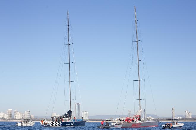 Near-sister ships side be side – Land Rover Sydney Gold Coast Race © Ross MacDonald